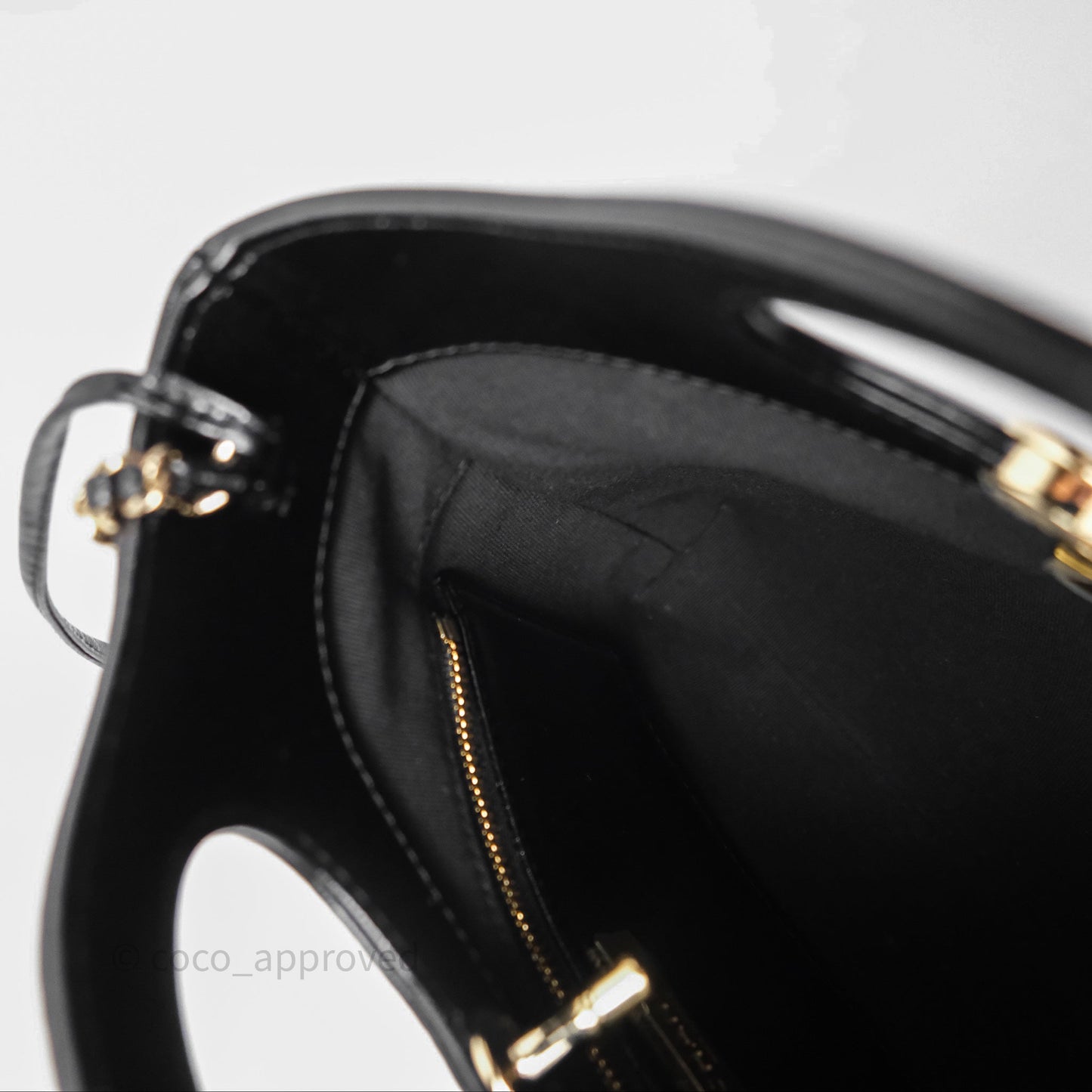Chanel 31 Mini Black Shiny Lambskin Gold Hardware