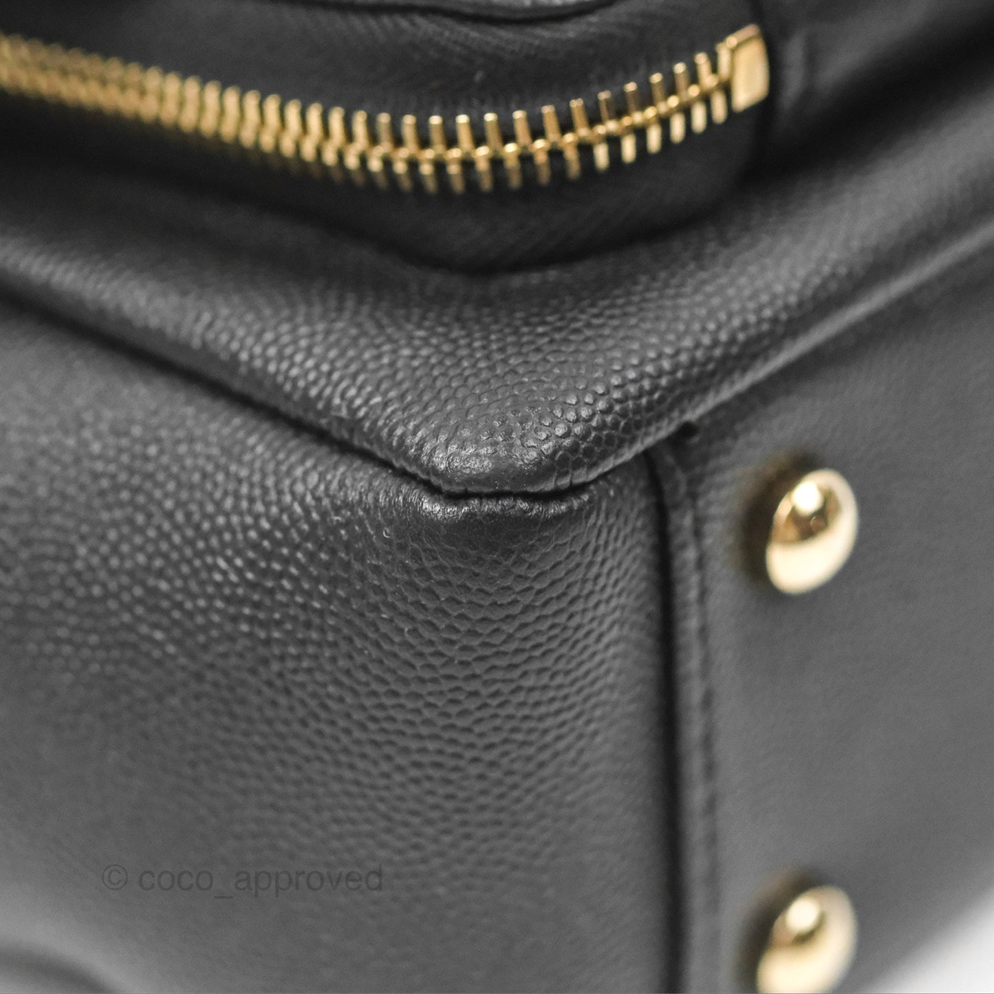 Chanel Quilted Medium Business Affinity Flap Black Caviar Gold Hardware