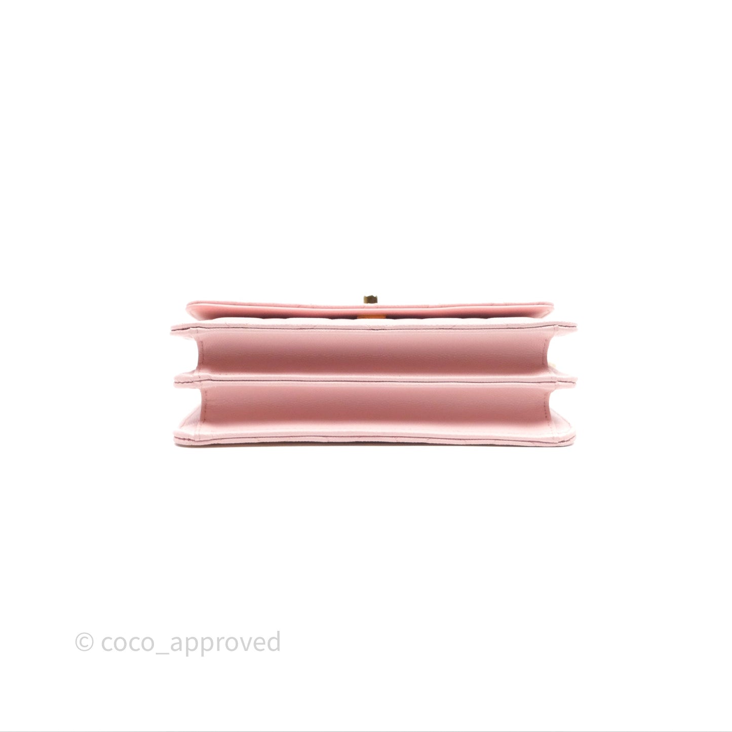 Chanel Clutch with Chain Caviar Pink Gold Hardware