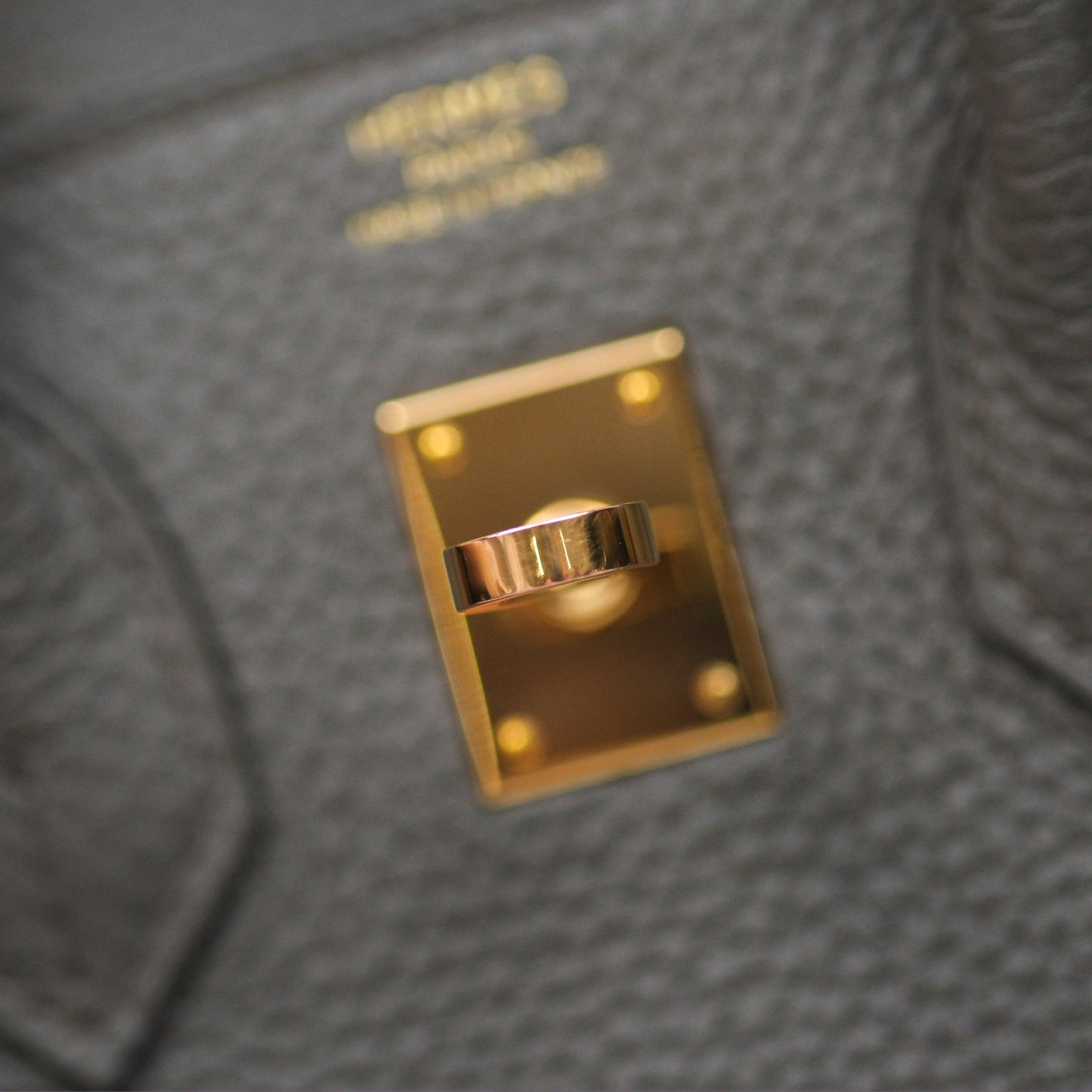 Hermès Birkin 25 Retourne Etain 8F Togo Rose Gold Hardware