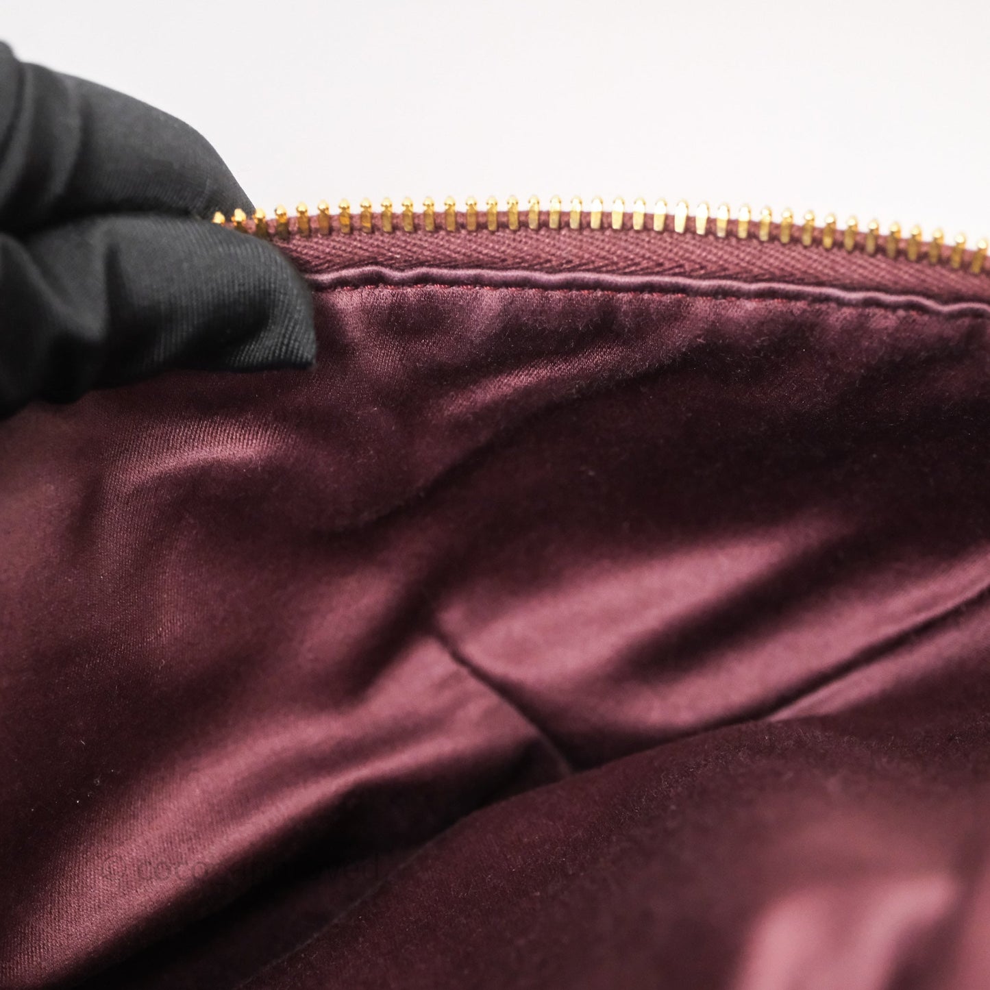 Miu Miu Bumbag Burgundy/Pink Gold Hardware