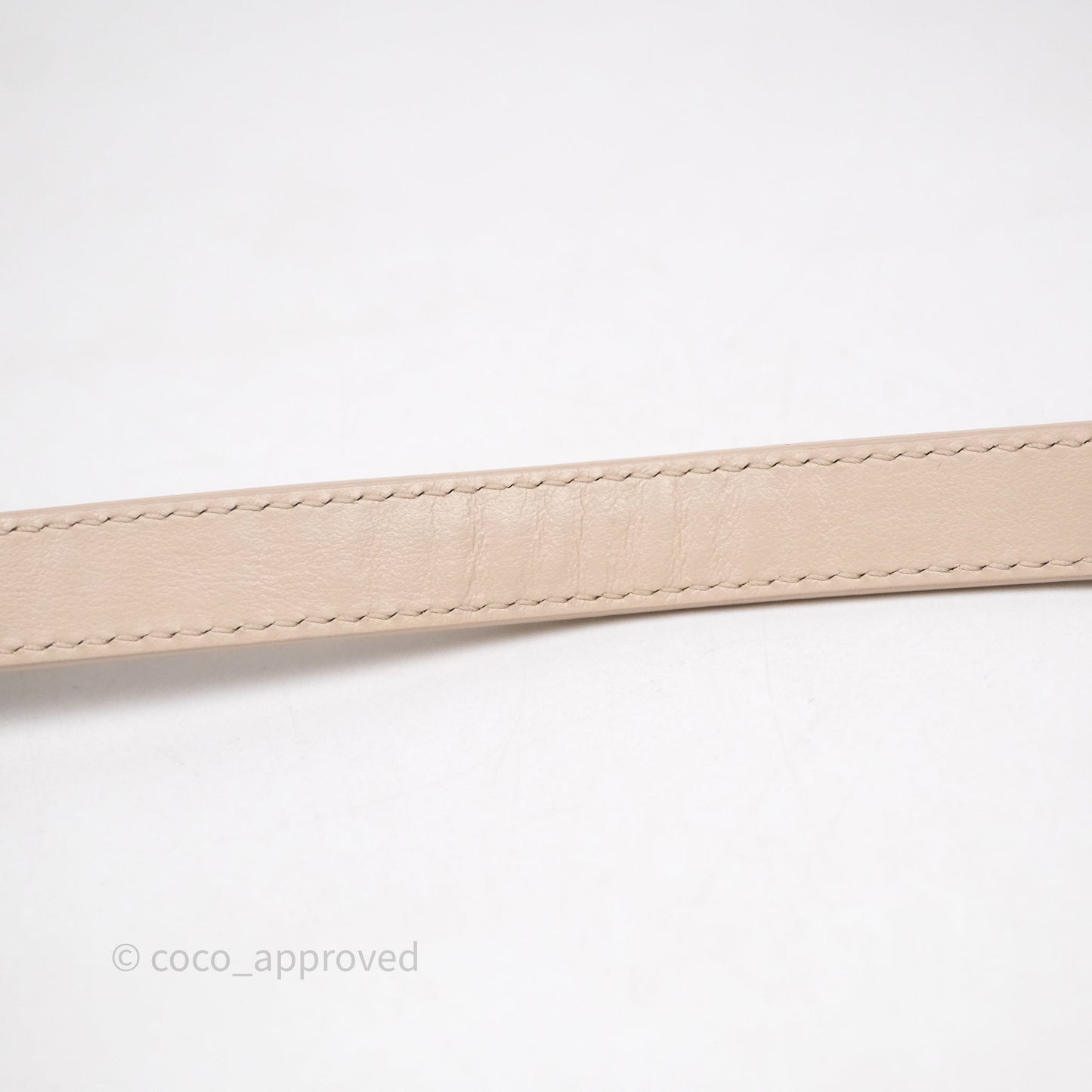 Christian Dior Mini Dior Caramel Beige Microbead-Embroidered Cotton with Cannage Motif