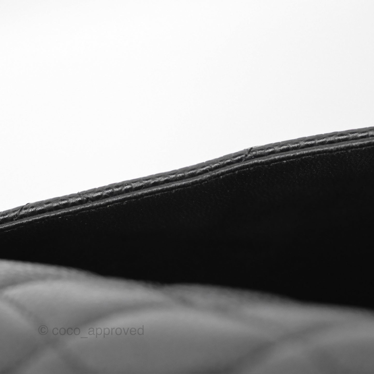 Chanel Maxi Single Flap Quilted Black Caviar Silver Hardware