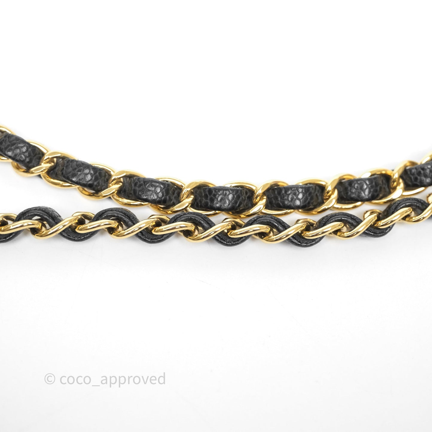 Chanel Classic M/L Medium Flap Quilted Black Caviar Gold Hardware