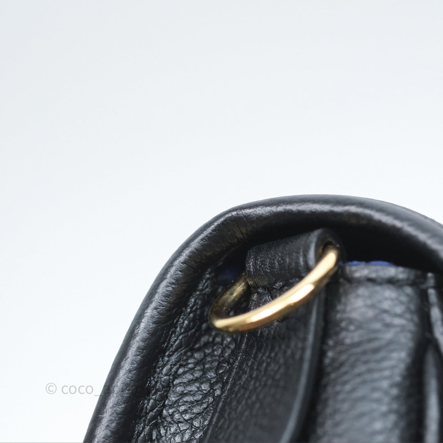 Louis Vuitton Diane Bag Black Monogram Empreinte Leather Gold Hardware