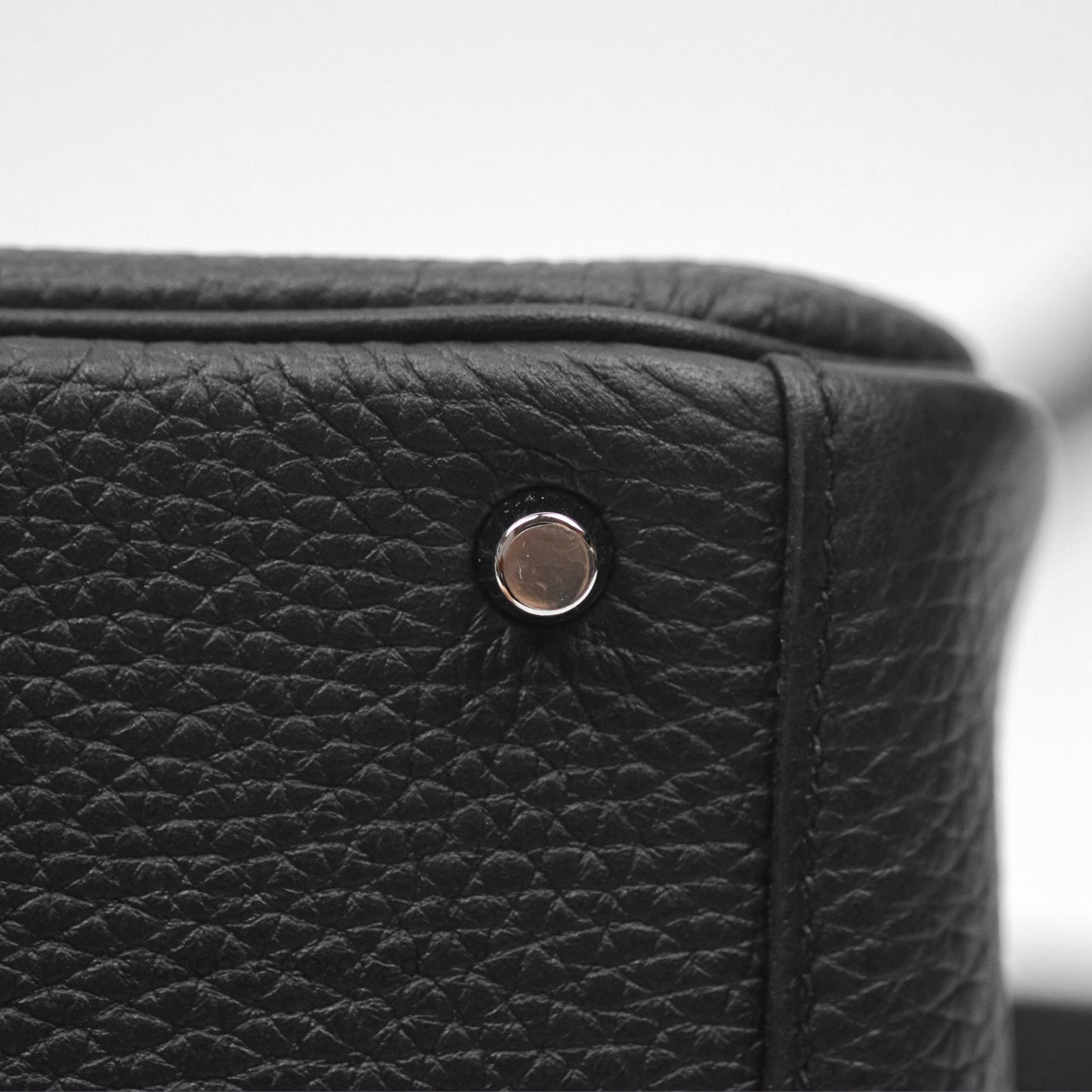 Hermès Mini Lindy 20 Noir 89 Clemence Palladium Hardware