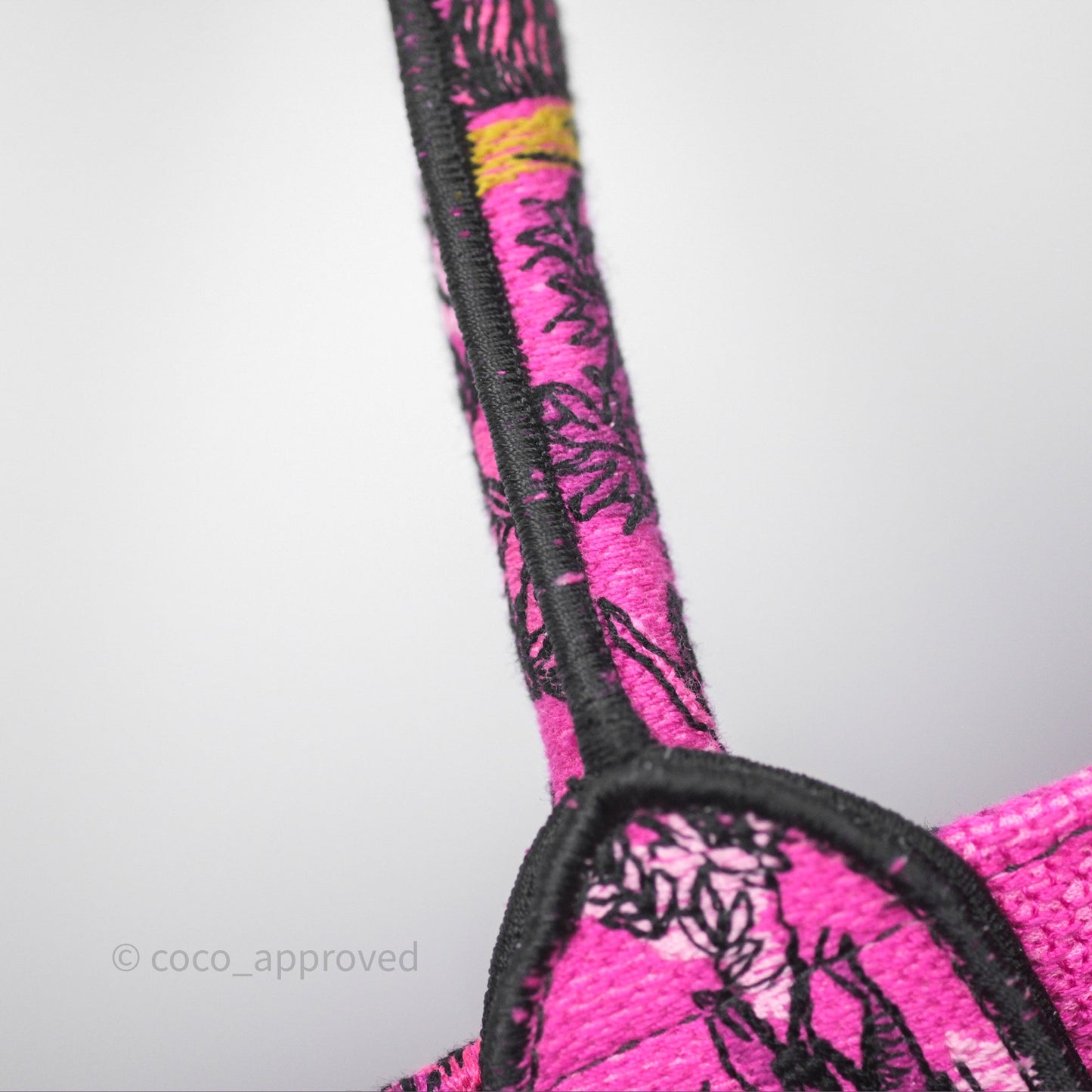 Christian Dior Large Pink Book Tote Canvas