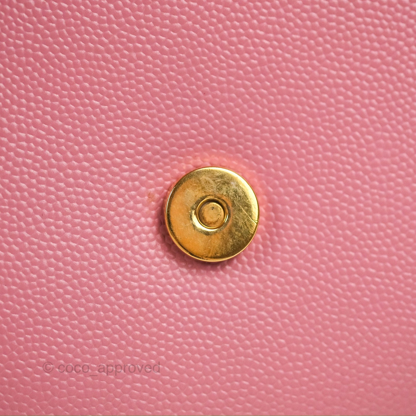 Saint Laurent Medium Classic Monogram Kate Pink Grained Calfskin