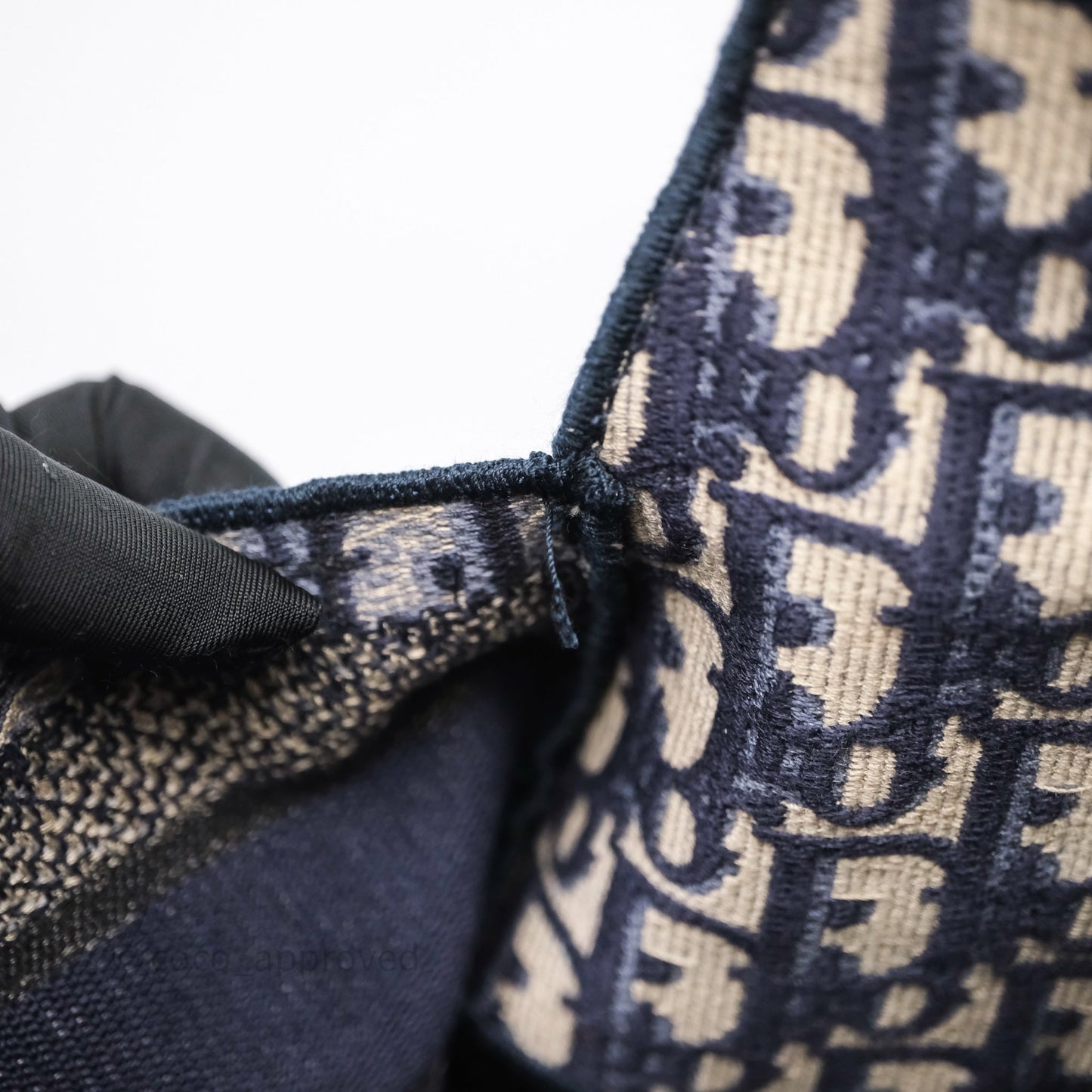 Christian Dior Medium DiorCamp Messenger Bag Oblique Embroidery Blue