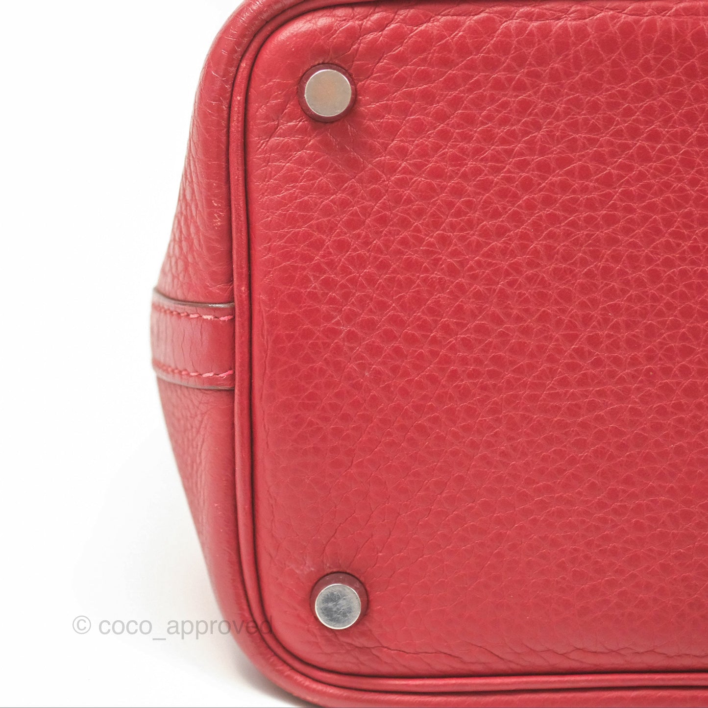 Hermès Picotin 18 Rouge Clemence Palladium Hardware