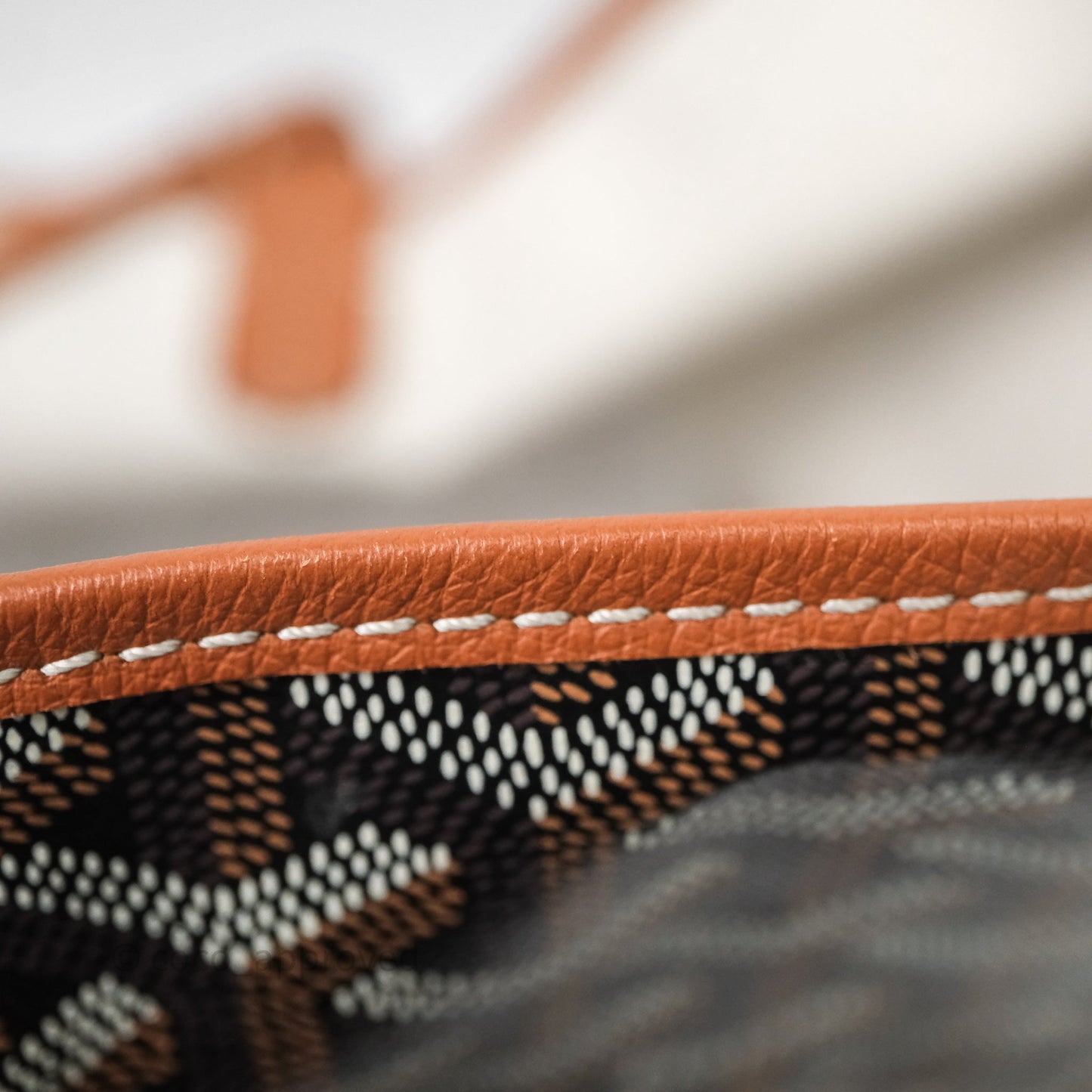 Goyard St Louis Tote GM Tan Black