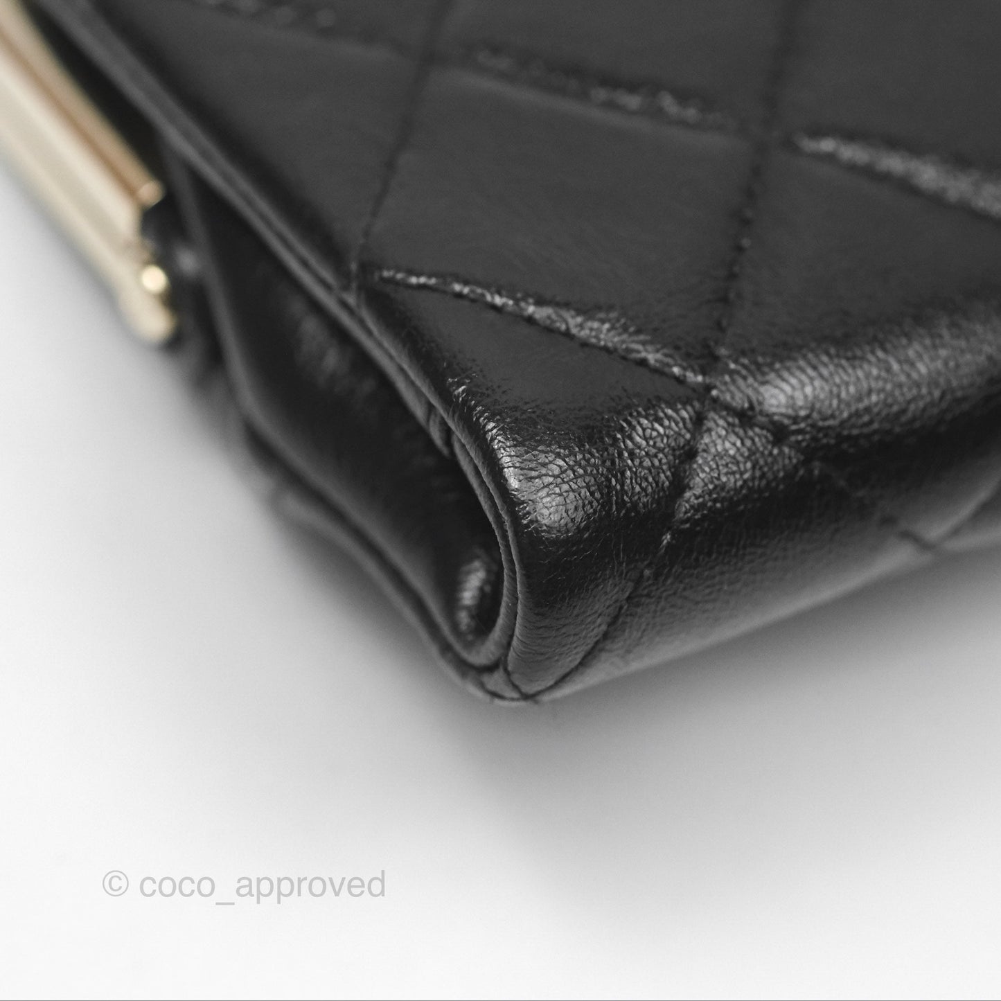 Chanel Clutch on Chain Black Calfskin Gold Hardware
