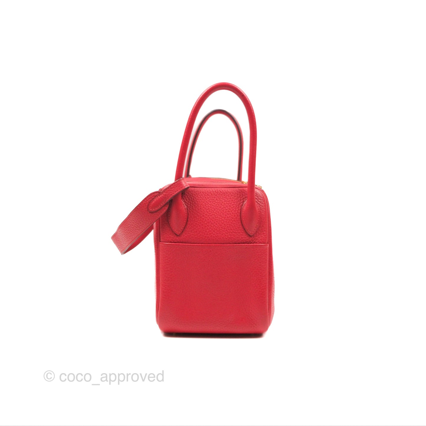 Hermès Lindy 26 Rouge Tomate Clemence Gold Hardware