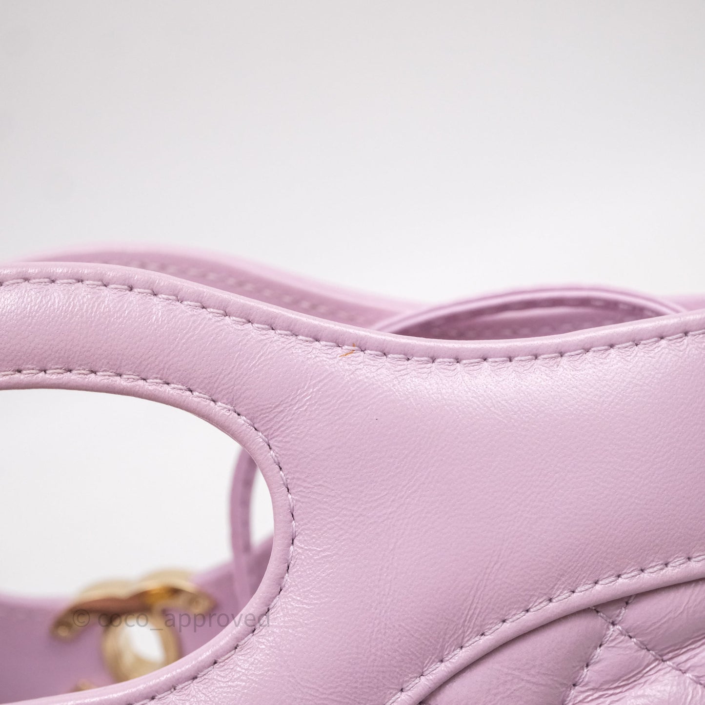 Chanel 31 Mini Lilac Shiny Lambskin Gold Hardware