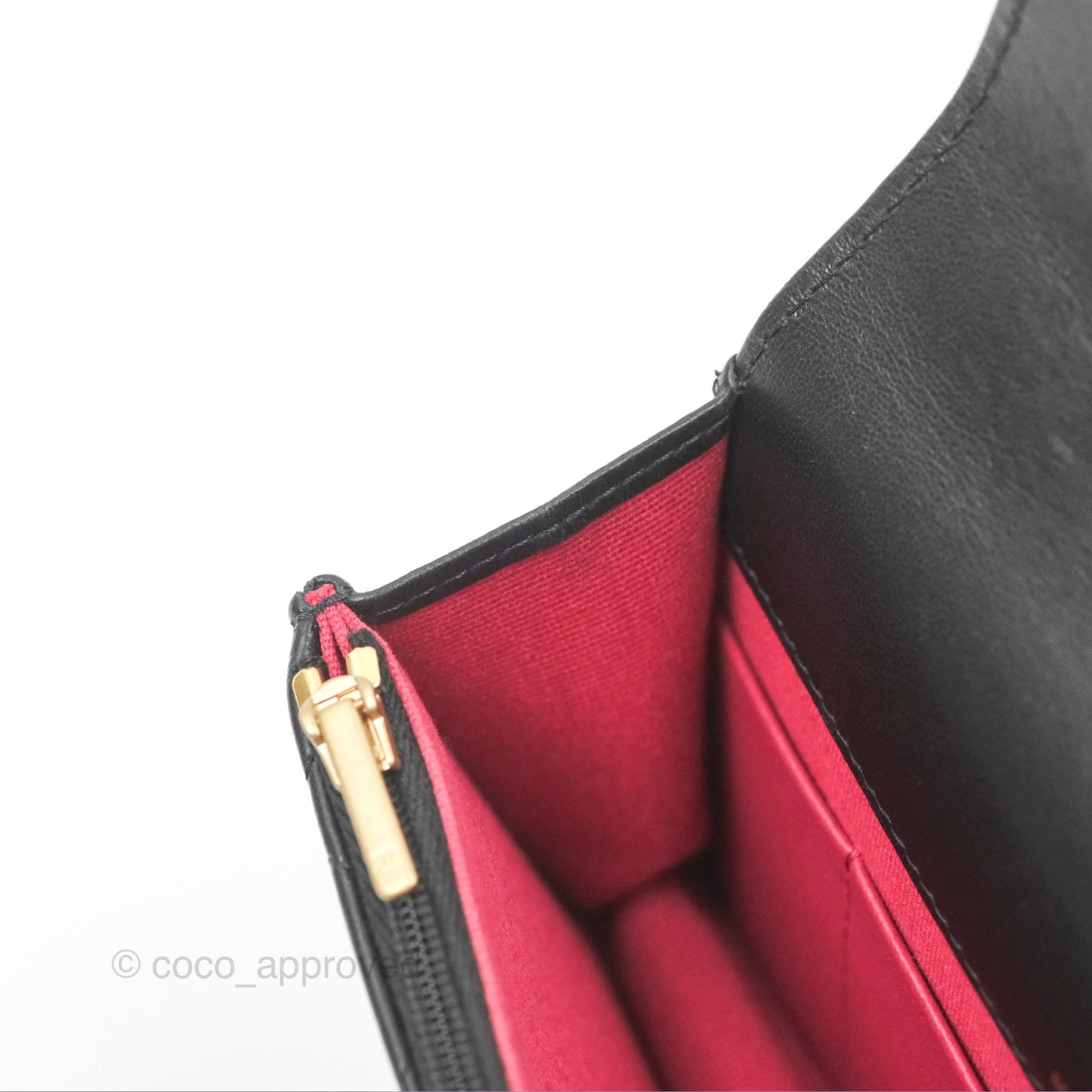 Chanel Mini WOC Phone Holder with Camellia Adjustable Chain Black Lambskin