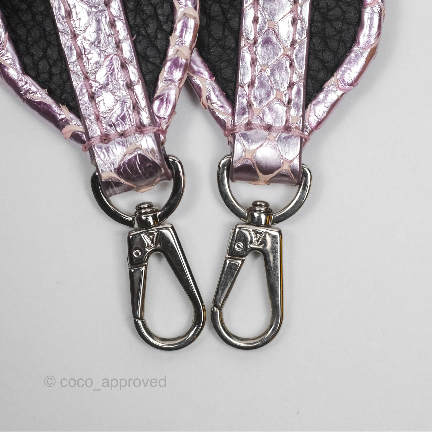 Louis Vuitton Capucines Mini Black in Taurillon Leather and Shiny Python leather