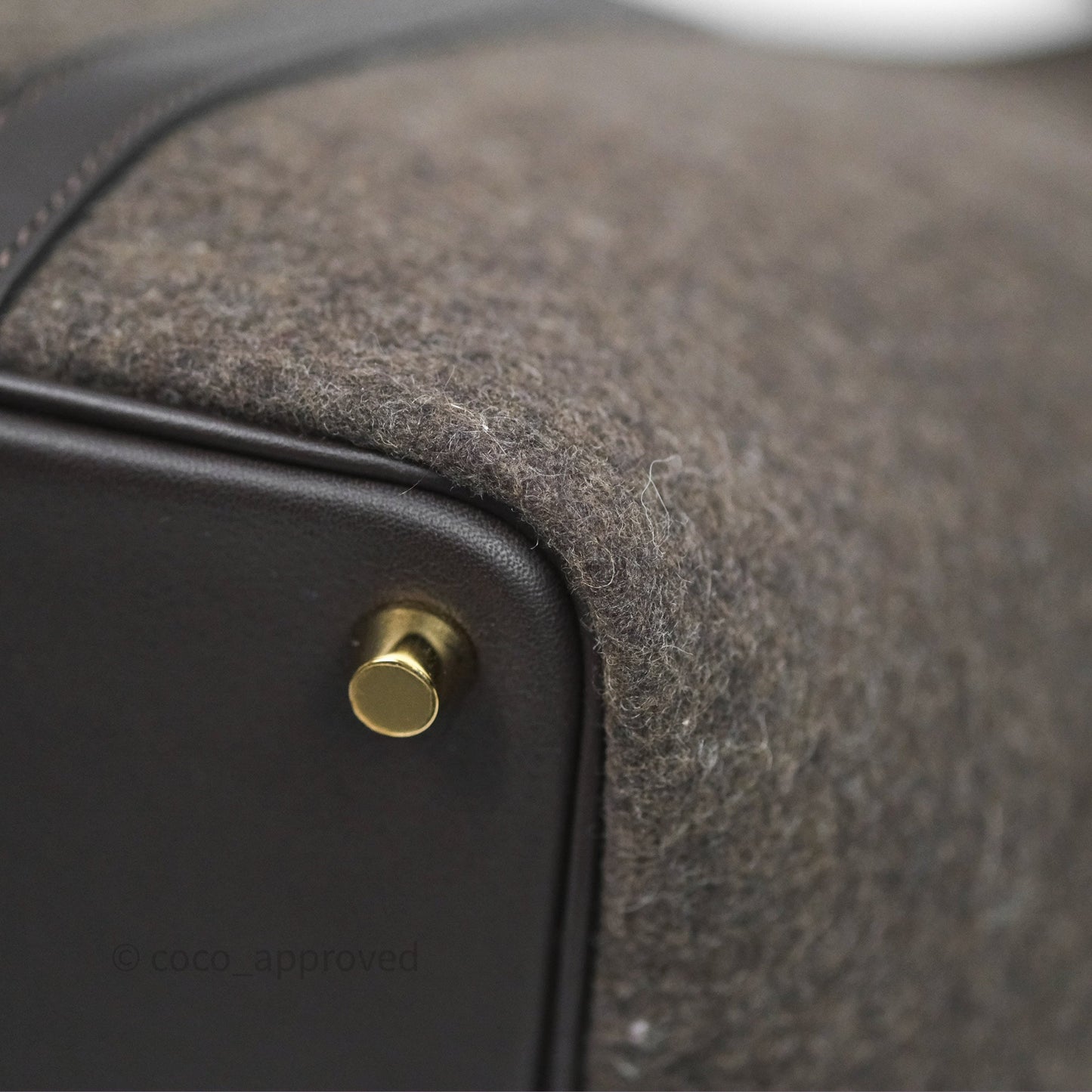 Hermès Picotin 18 Ebene 46 Wool Feutre Swift Gold Hardware