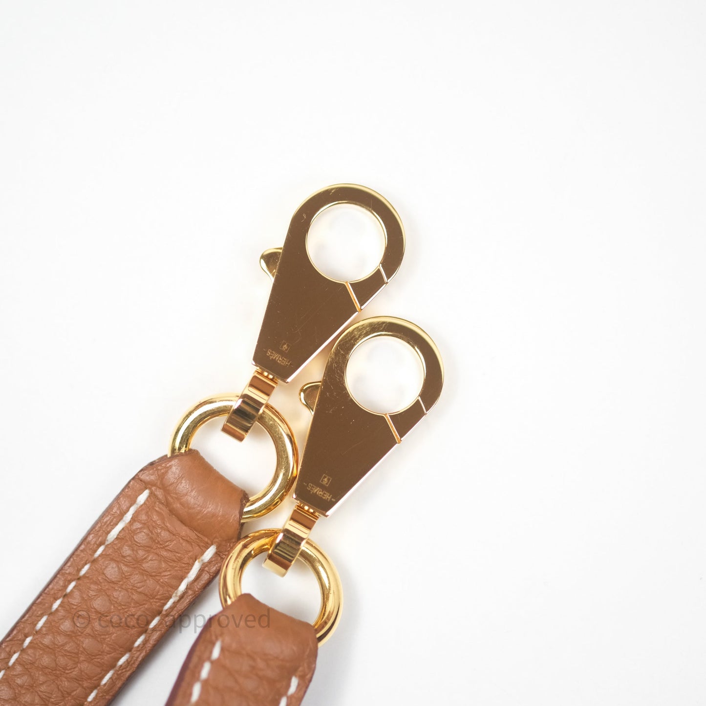 Hermès Retourne Kelly 25 Gold 37 Togo Gold Hardware