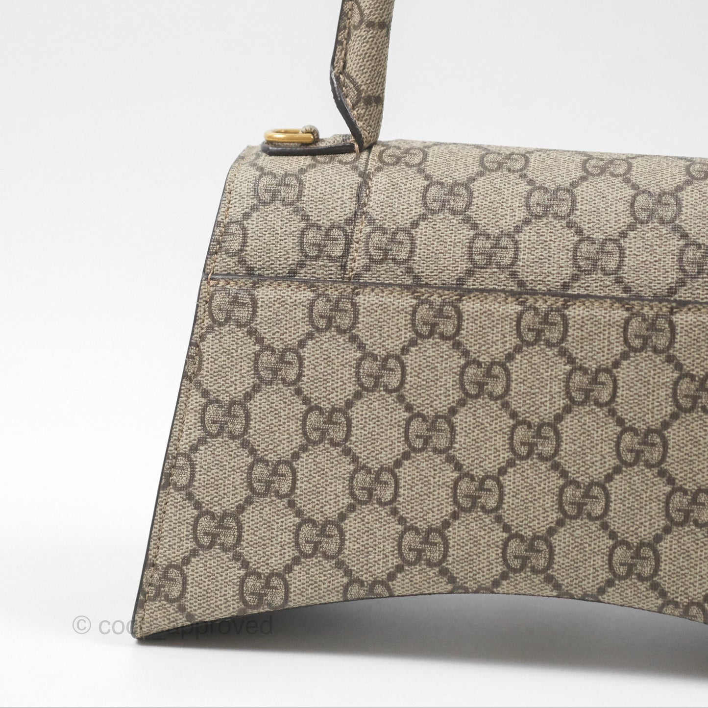 Gucci x Balenciaga The Hacker Project Small Hourglass Bag Beige/ Ebony