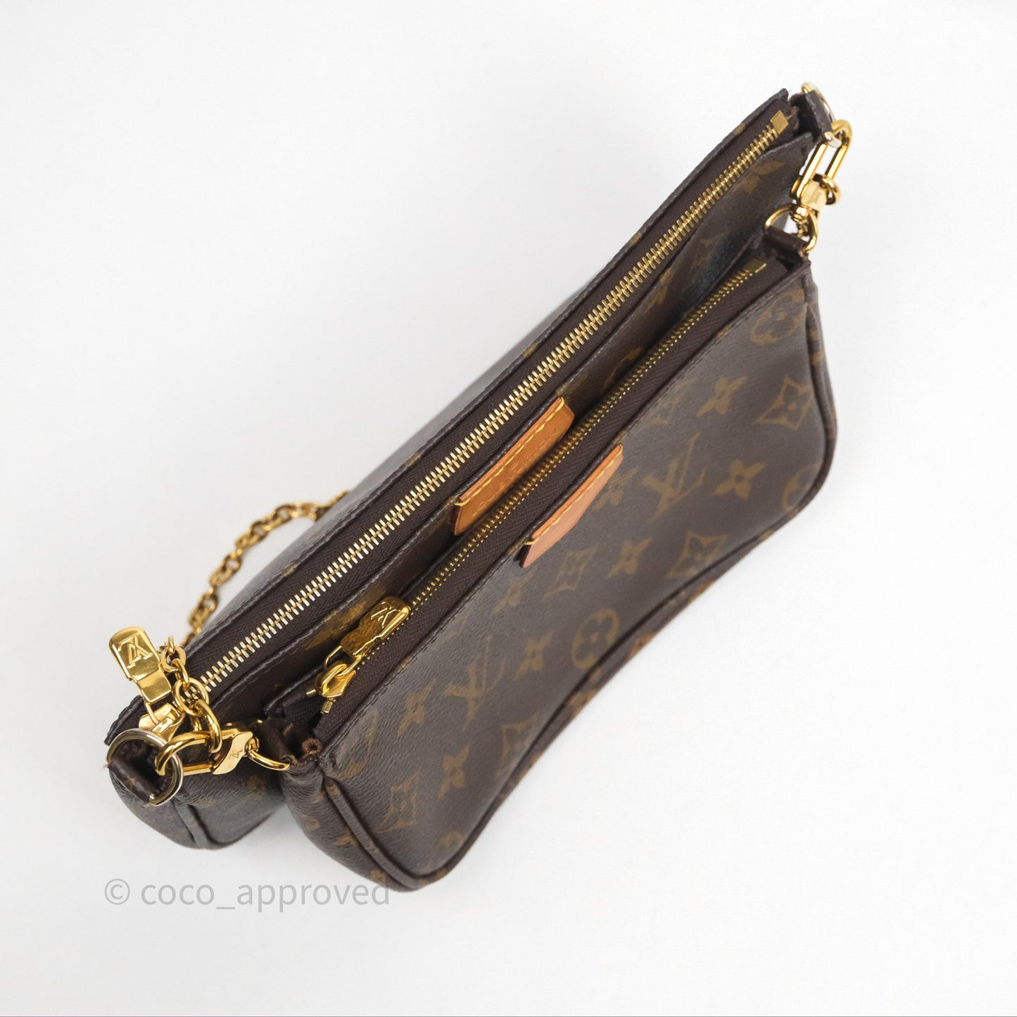 Louis Vuitton Multi Pochette Accessories Pink Monogram Canvas