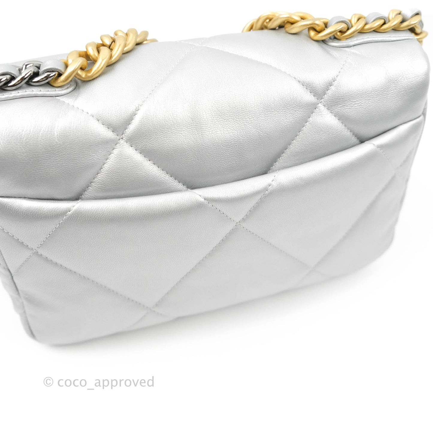 Chanel 19 Small Silver Mixed Hardware 20B