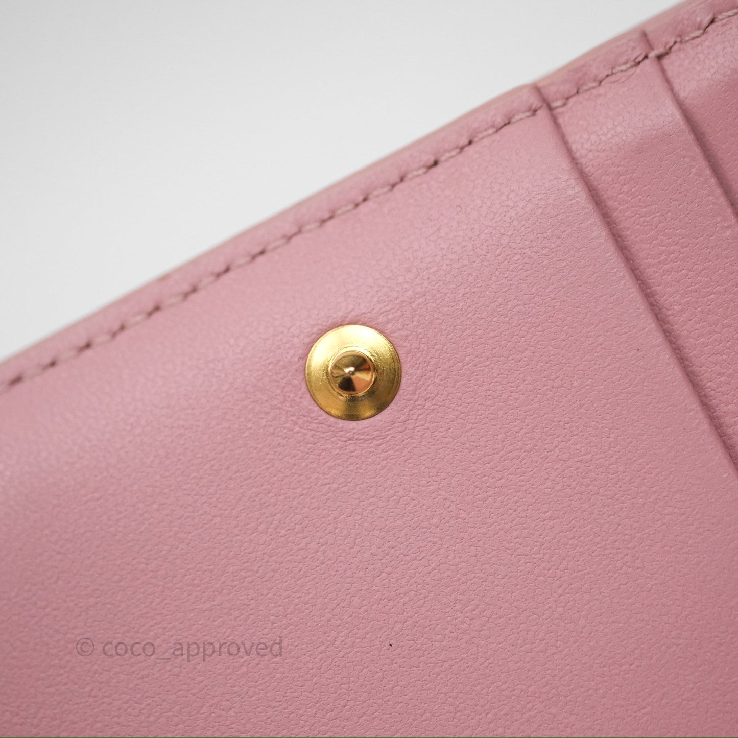 Christian Dior Medium Caro Scarlet Zipped Wallet Pink Cannage Calfskin