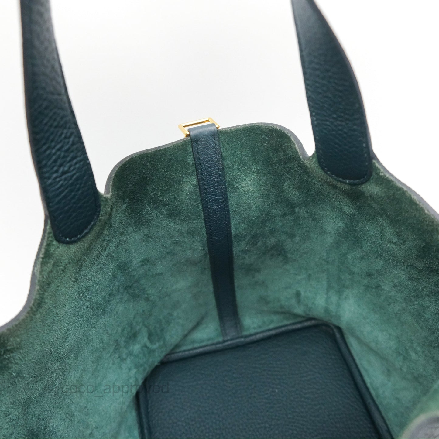 Hermès Picotin 22 Vert Cypress 6O Clemence Gold Hardware