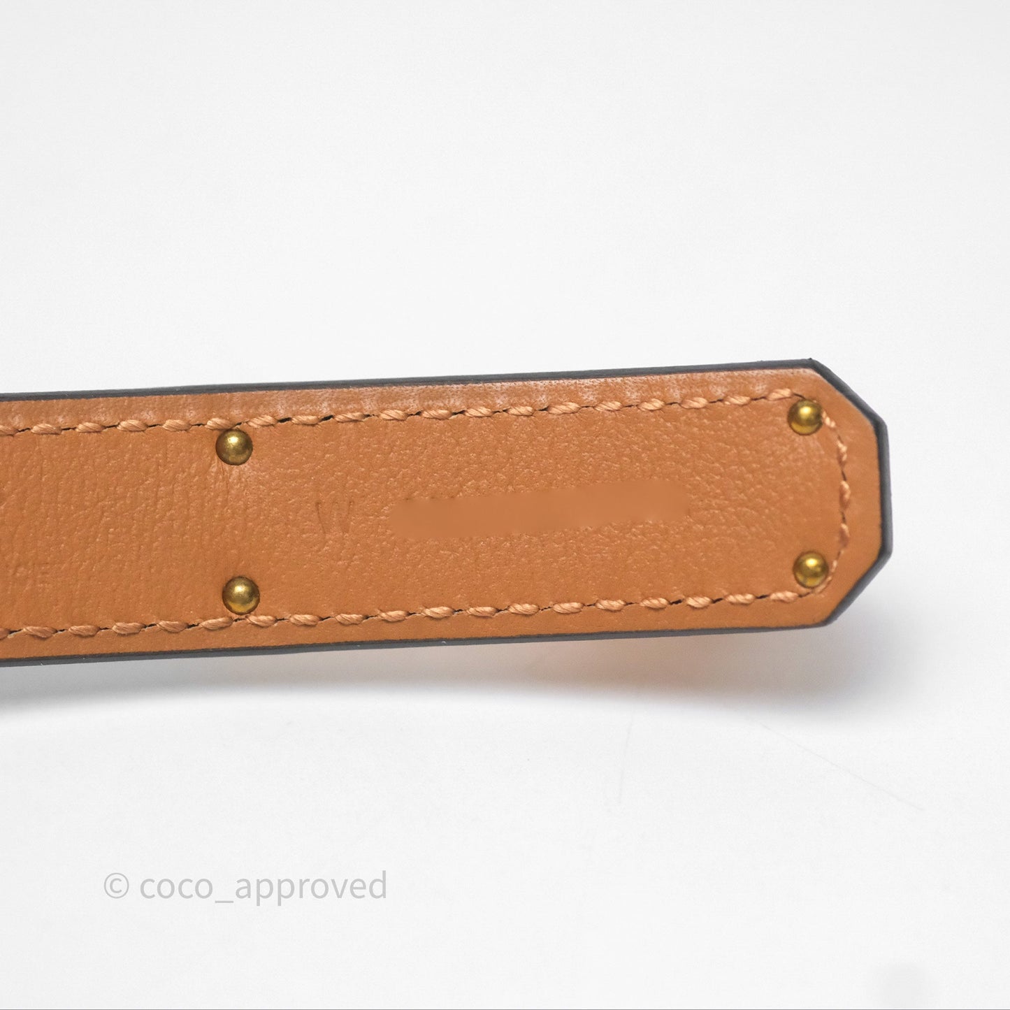 Hermès Kelly 18 Belt 01 Blanc White Epsom Rose Gold Hardware