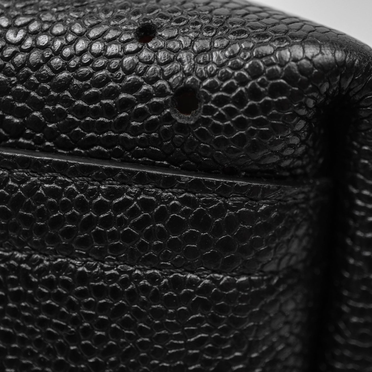 Chanel CC Drawstring Bucket Bag Black Caviar