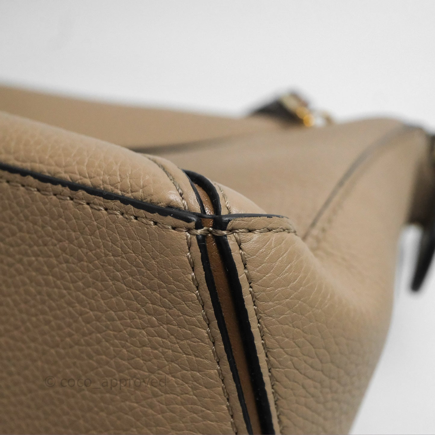 Loewe Small Puzzle Bag Sand Mink Grained Calfskin