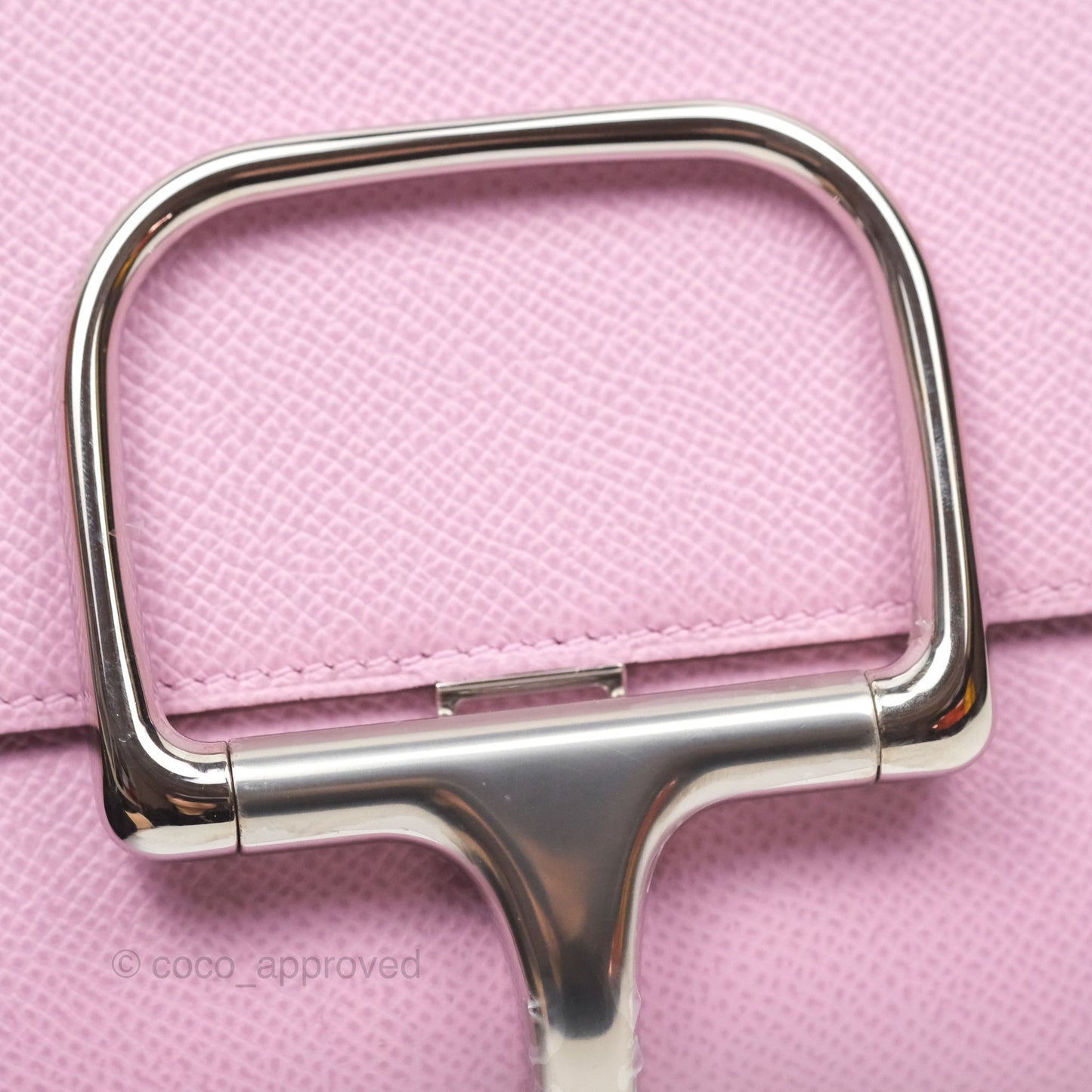 Hermès Della Cavalleria Mini Bag Mauve Sylvestre X9 Epsom Palladium Hardware