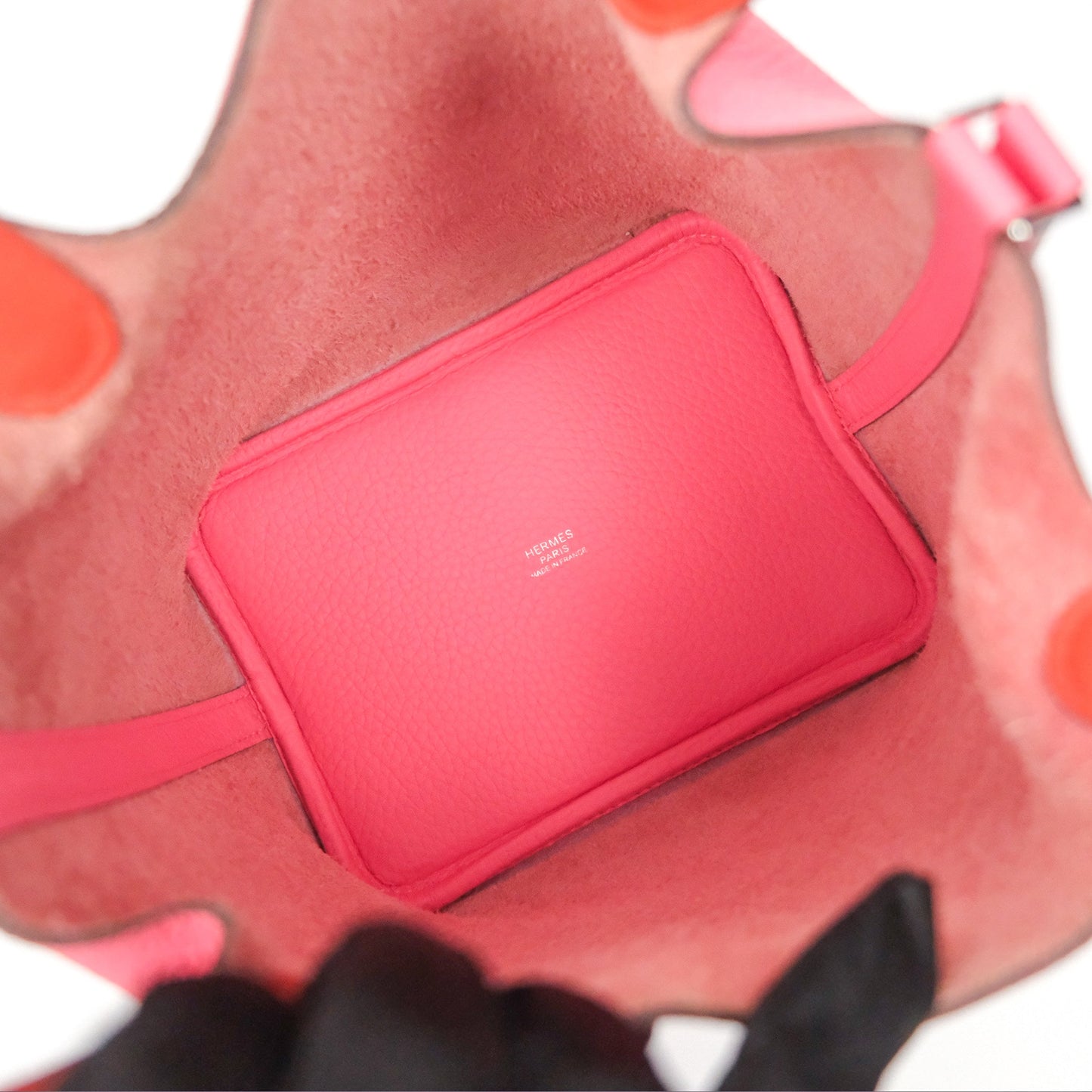 Hermès Picotin Lock 18 Eclat Rose Azalee Clemence/ Terre Battue Swift Palladium Hardware
