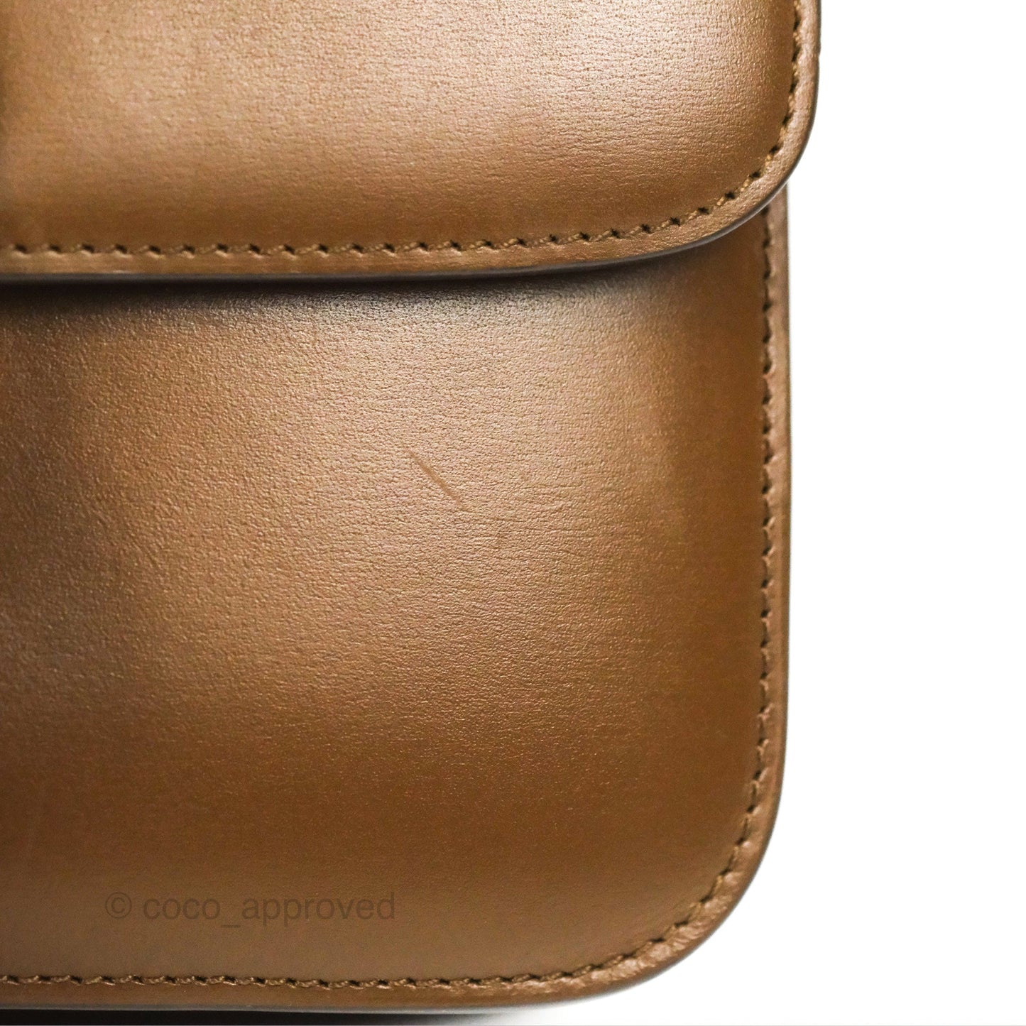 Celine Teen Classic Box Flap Caramel Box Calfskin