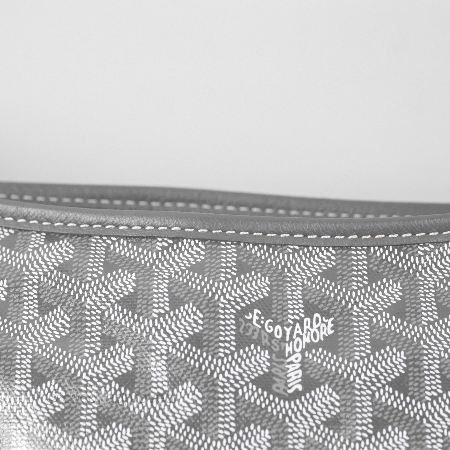 Goyard Bohème Hobo Bag Grey Goyardine Canvas
