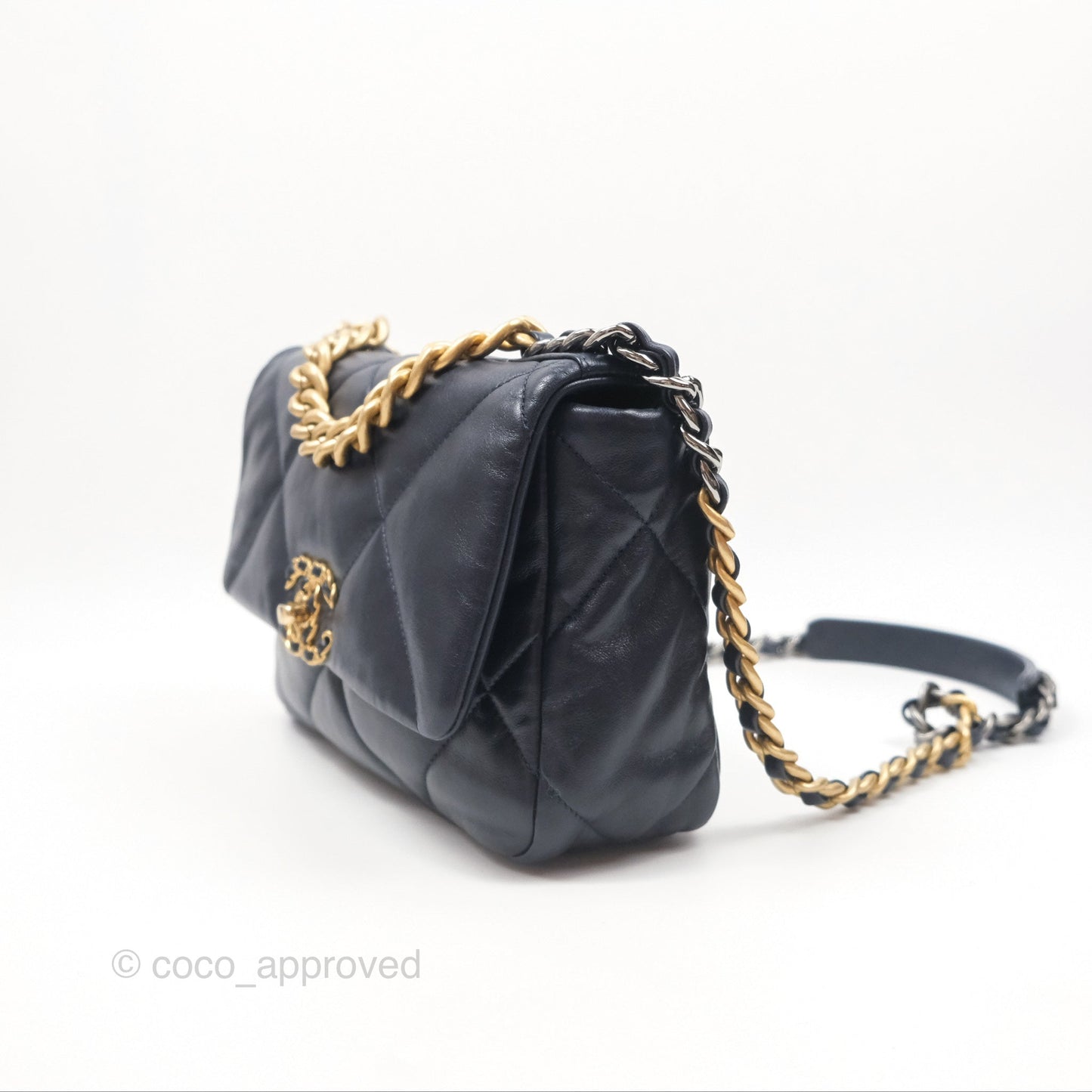 Chanel 19 Small Navy Mixed Hardware