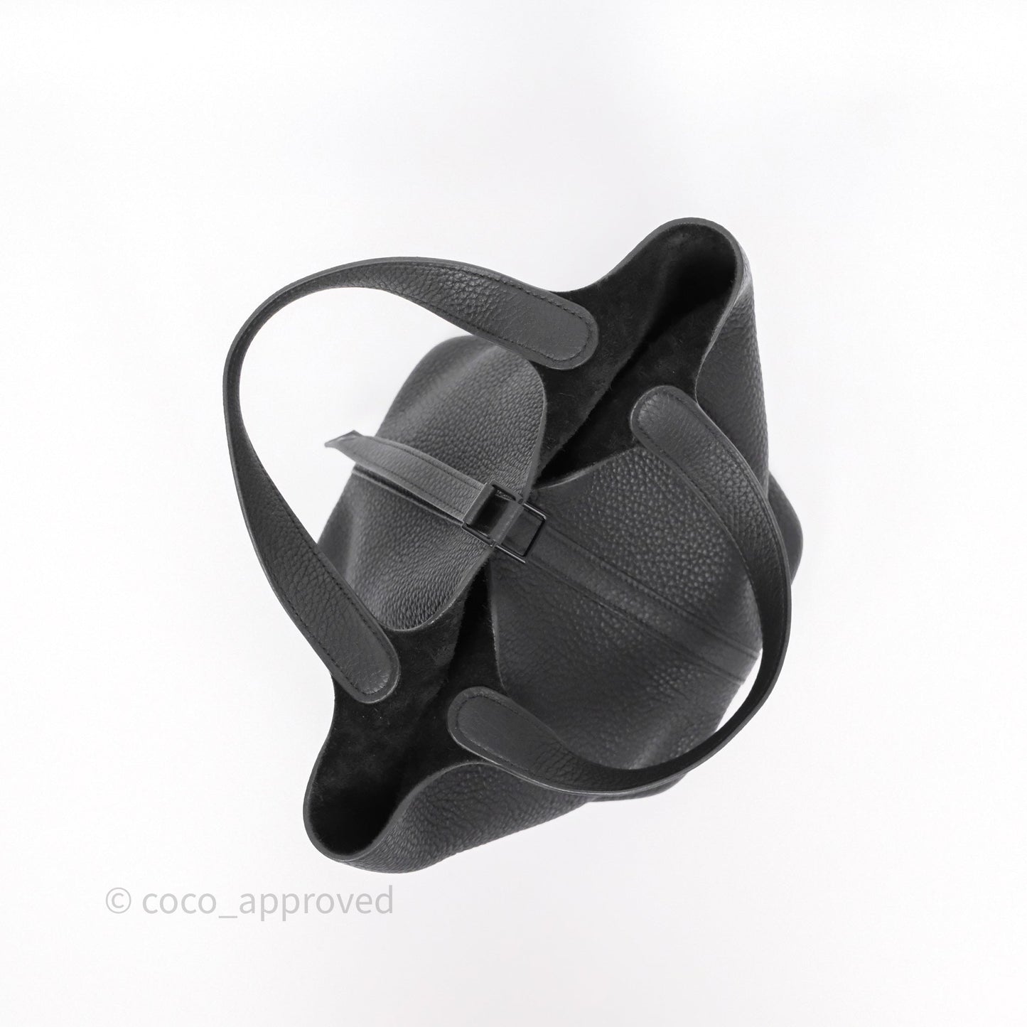 Hermès Picotin 18 Black Noir 89 Clemence So Black Hardware