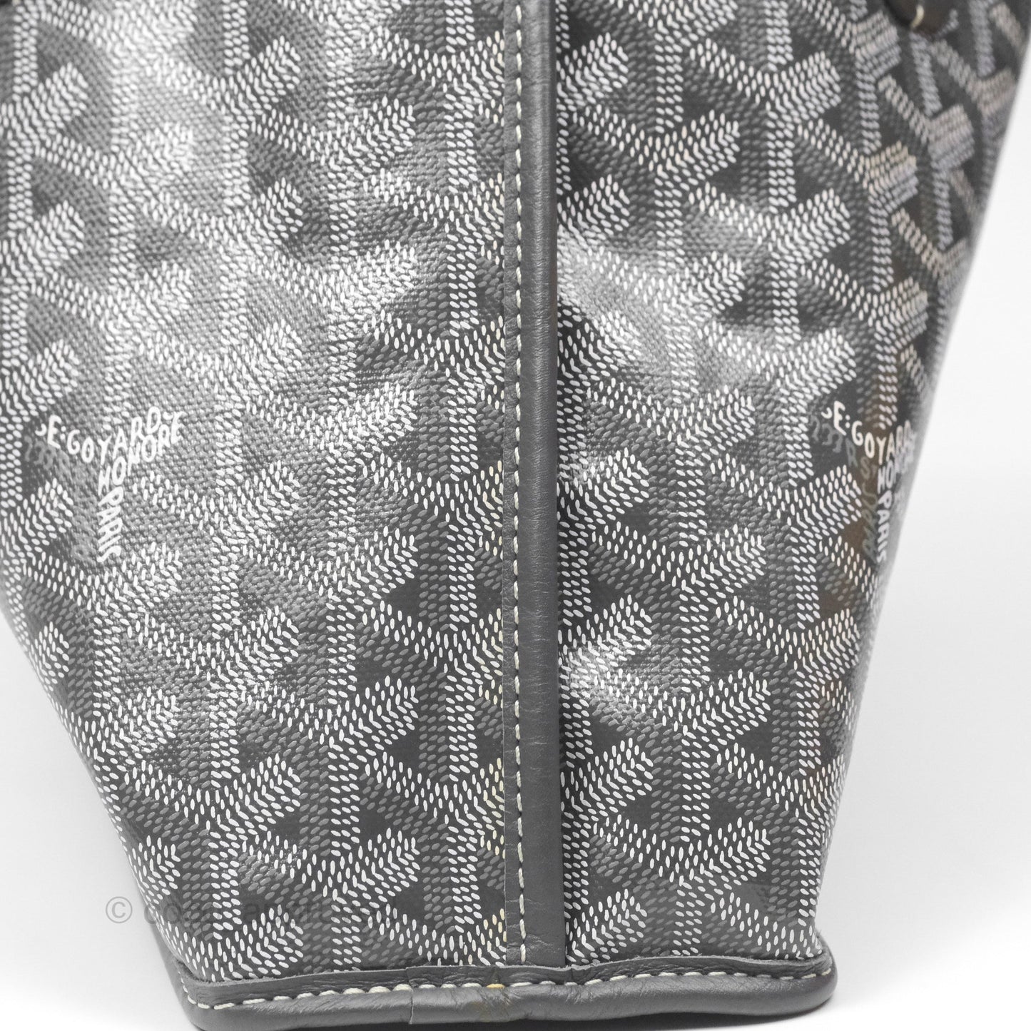 Goyard Anjou Mini Bag Goyardine Canvas Grey
