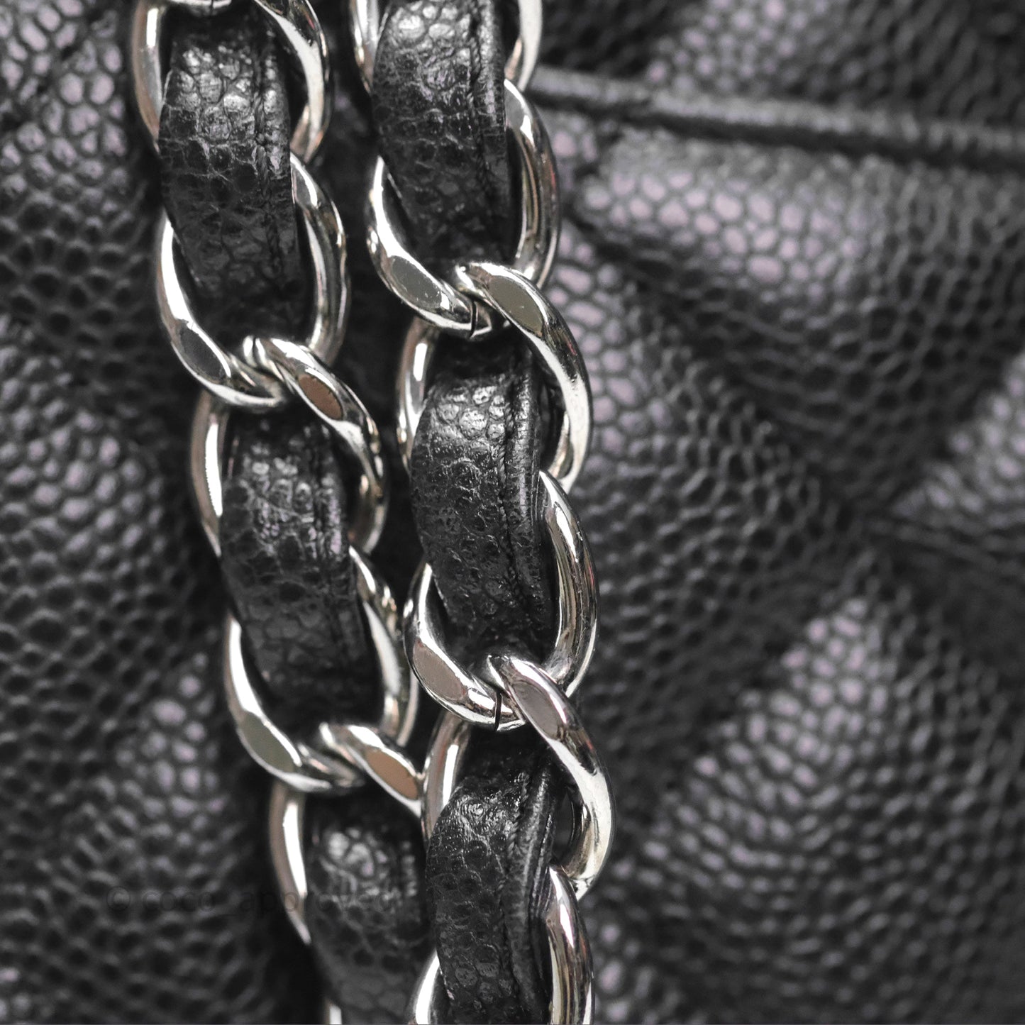 Chanel Jumbo Double Flap Black Caviar Silver Hardware⁣⁣