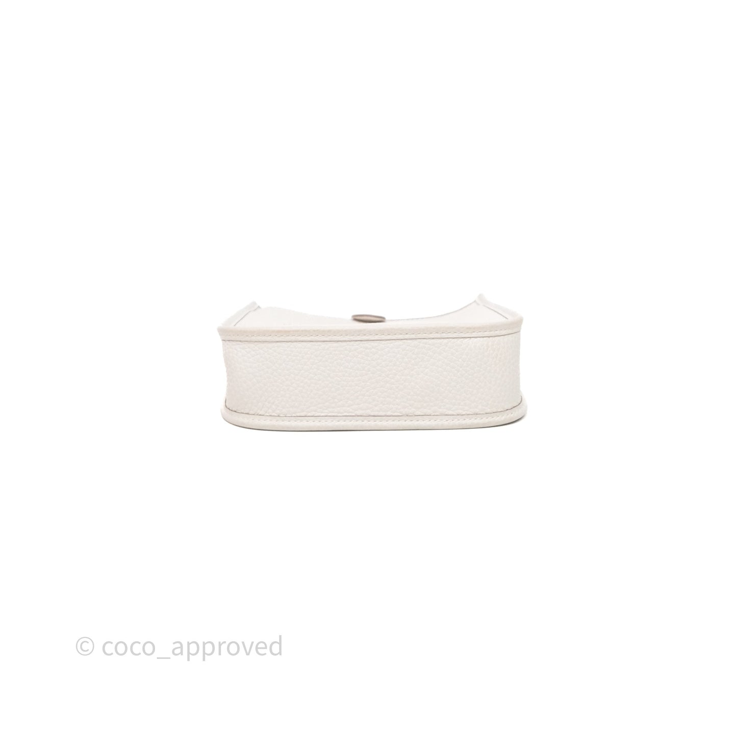 Hermès Mini Evelyne 16 Gris Pale M4 Clemence Gold Hardware