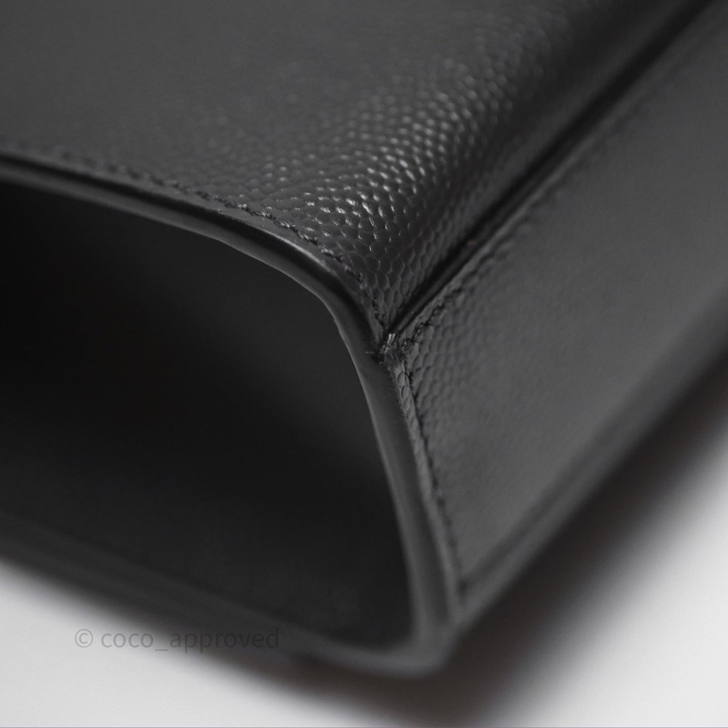 Saint Laurent Kate Medium Grained Leather Shoulder Bag So Black
