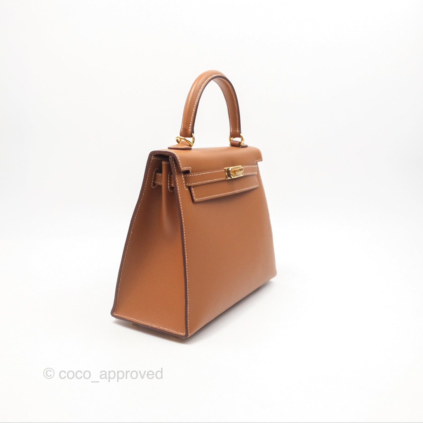 Hermès Kelly 25 Sellier Gold 37 Epsom Gold Hardware