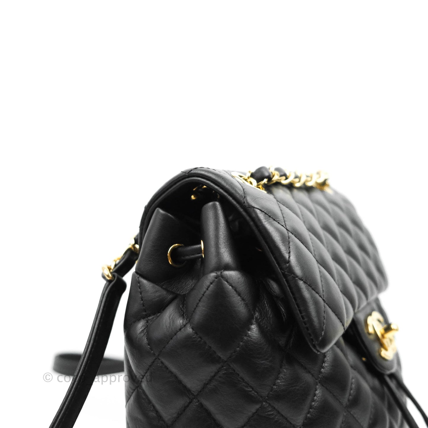 Chanel Quilted Small Urban Spirit Backpack Calfskin Black Gold Hardware