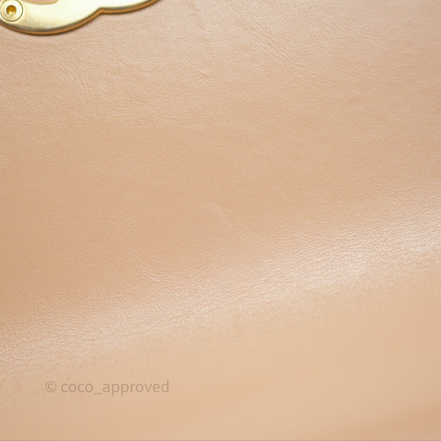 Chanel Quilted Mini Perfect Fit Adjustable Beige Calfskin Gold Hardware