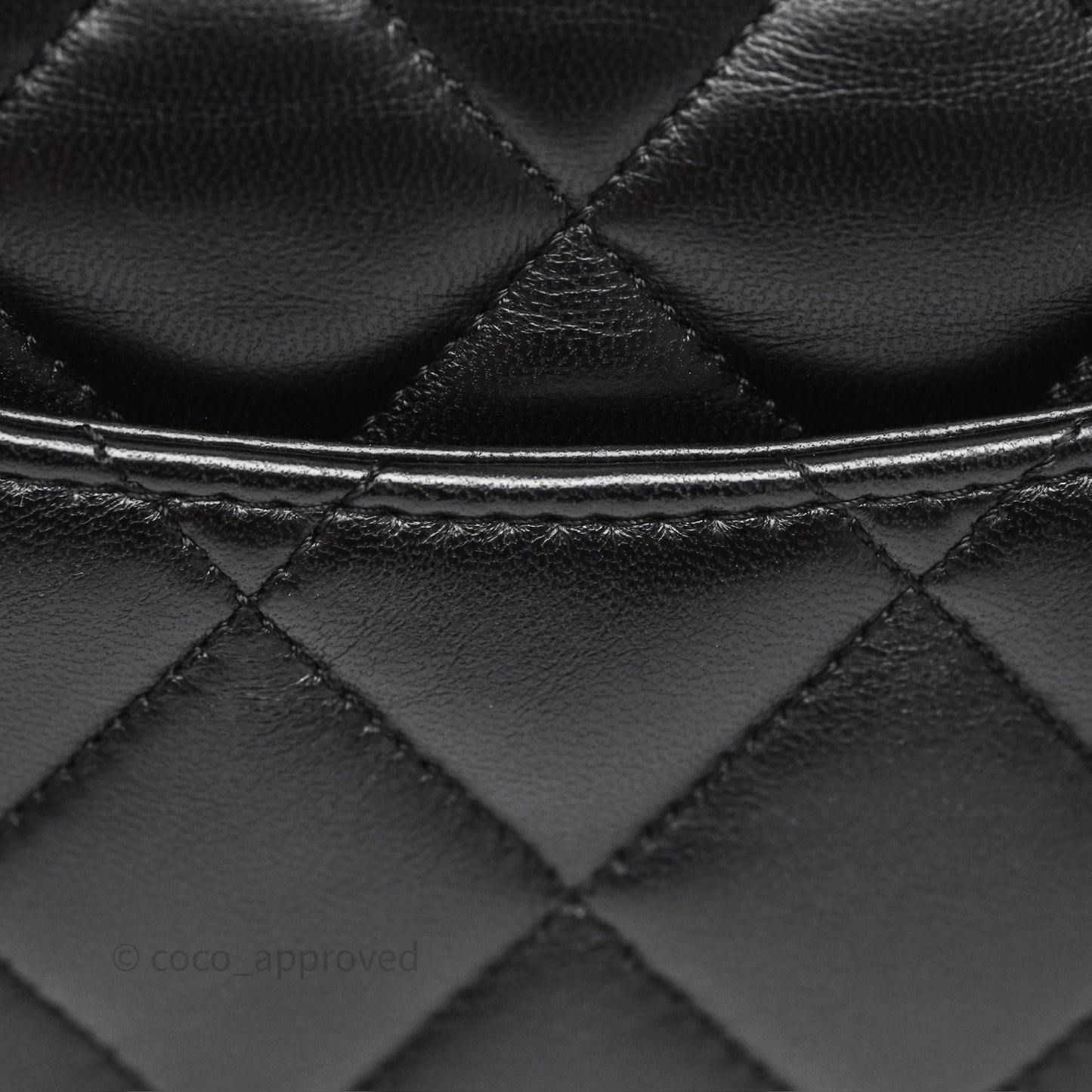 Chanel Small Funky Town Black Lambskin Aged Gold Hardware
