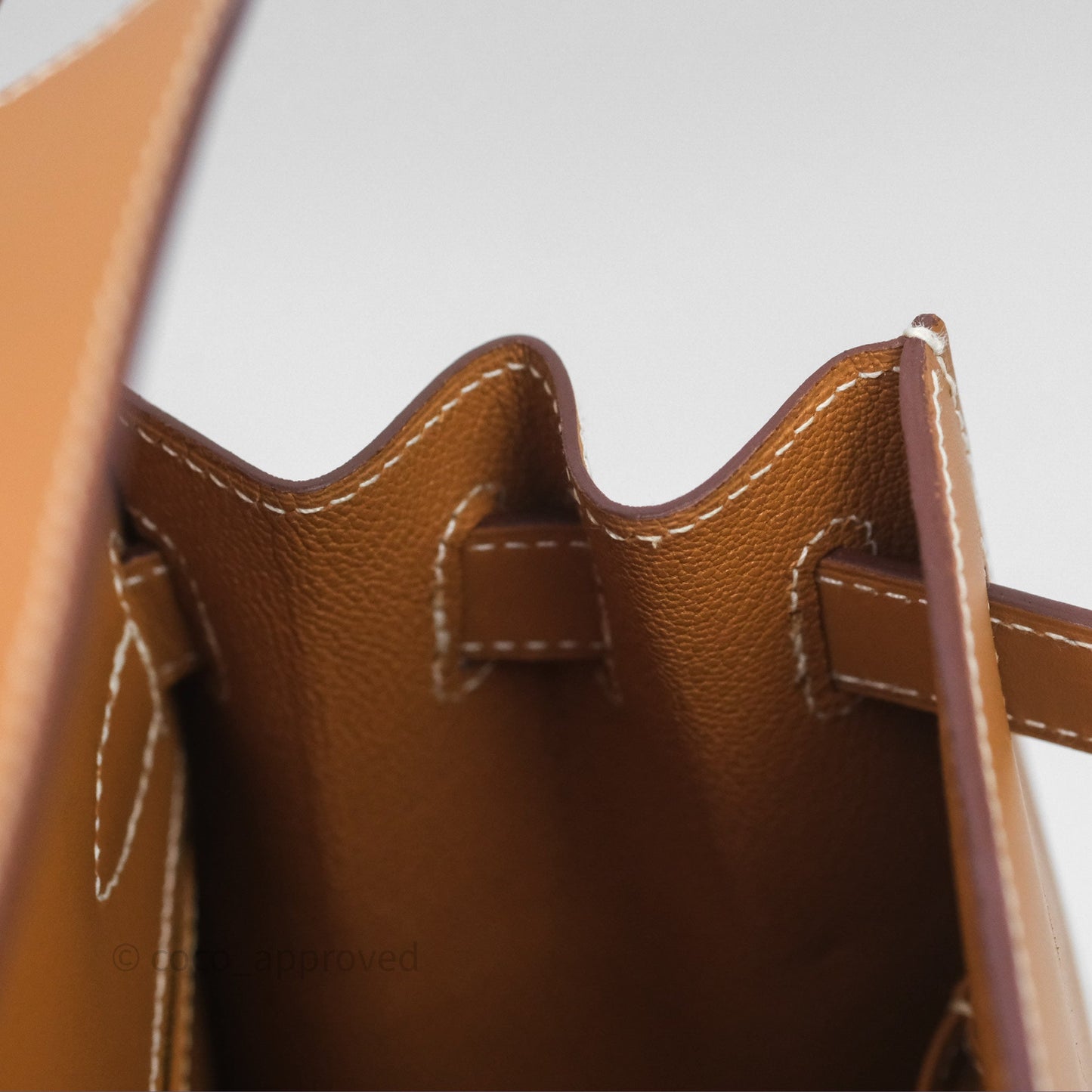 Hermès Kelly II 28 Sellier Gold 37 Chamonix Leather Gold Hardware