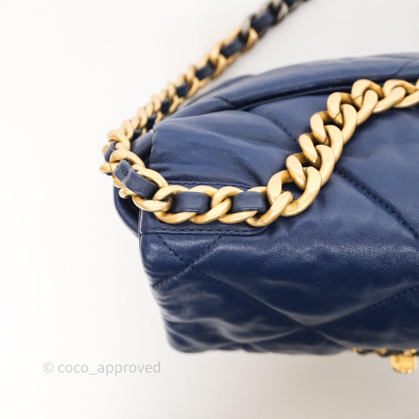 Chanel 19 Small Navy Mixed Hardware