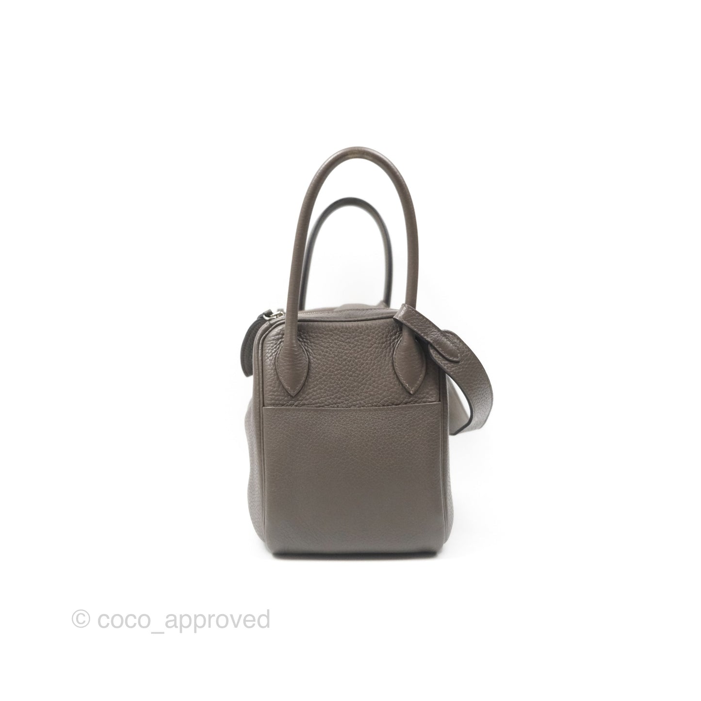 Hermès Lindy 26 Etain 8F Clemence Palladium Hardware