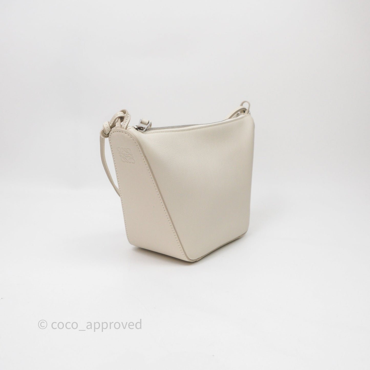 Loewe Mini Hammock Shoulder Bag White