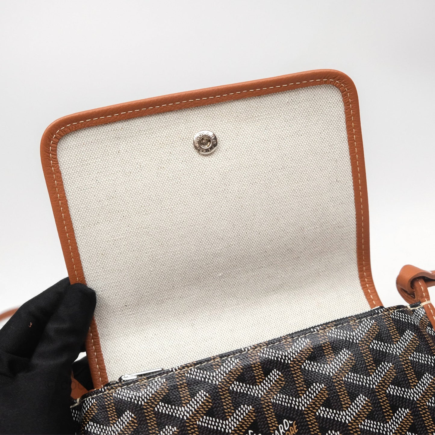 Goyard Plumet Pocket Wallet Tan