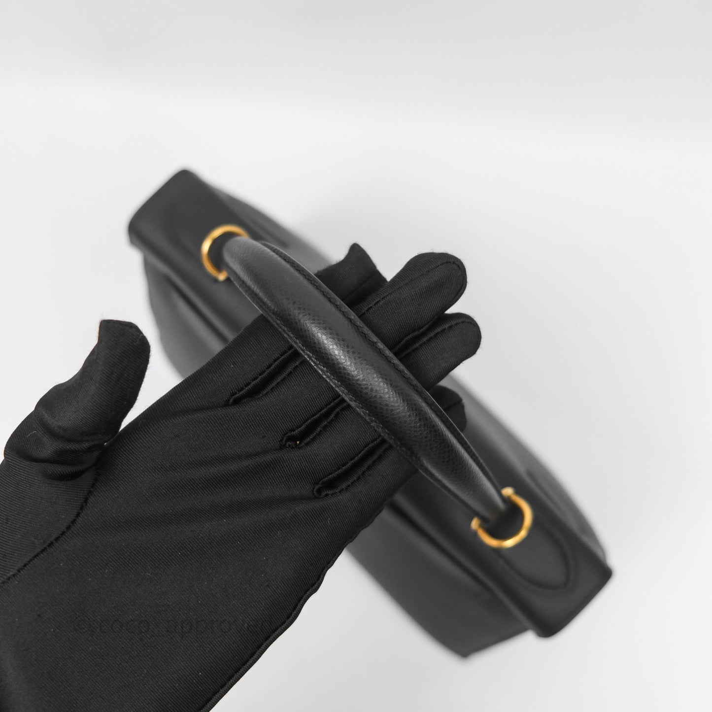 Hermès Kelly 28 Black Epsom Gold Hardware